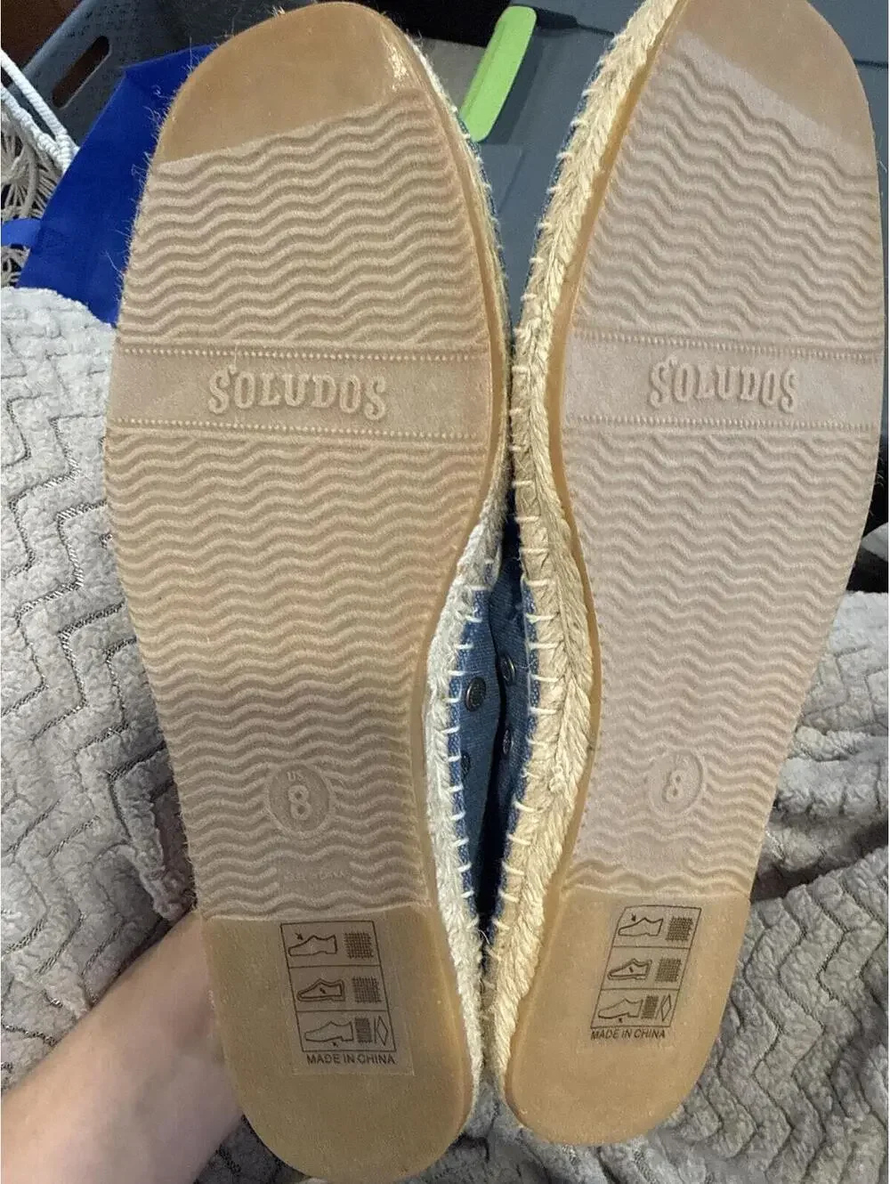 Soludos Denim Lace-Up Espadrille Shoes